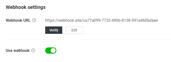 Enable Webhook