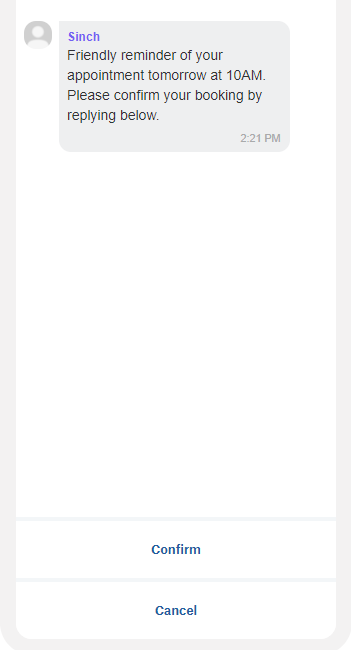 Choice Message