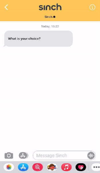 Choice Message